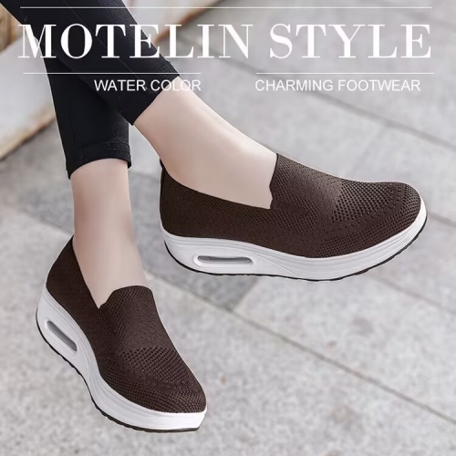 防滑厚底健步鞋